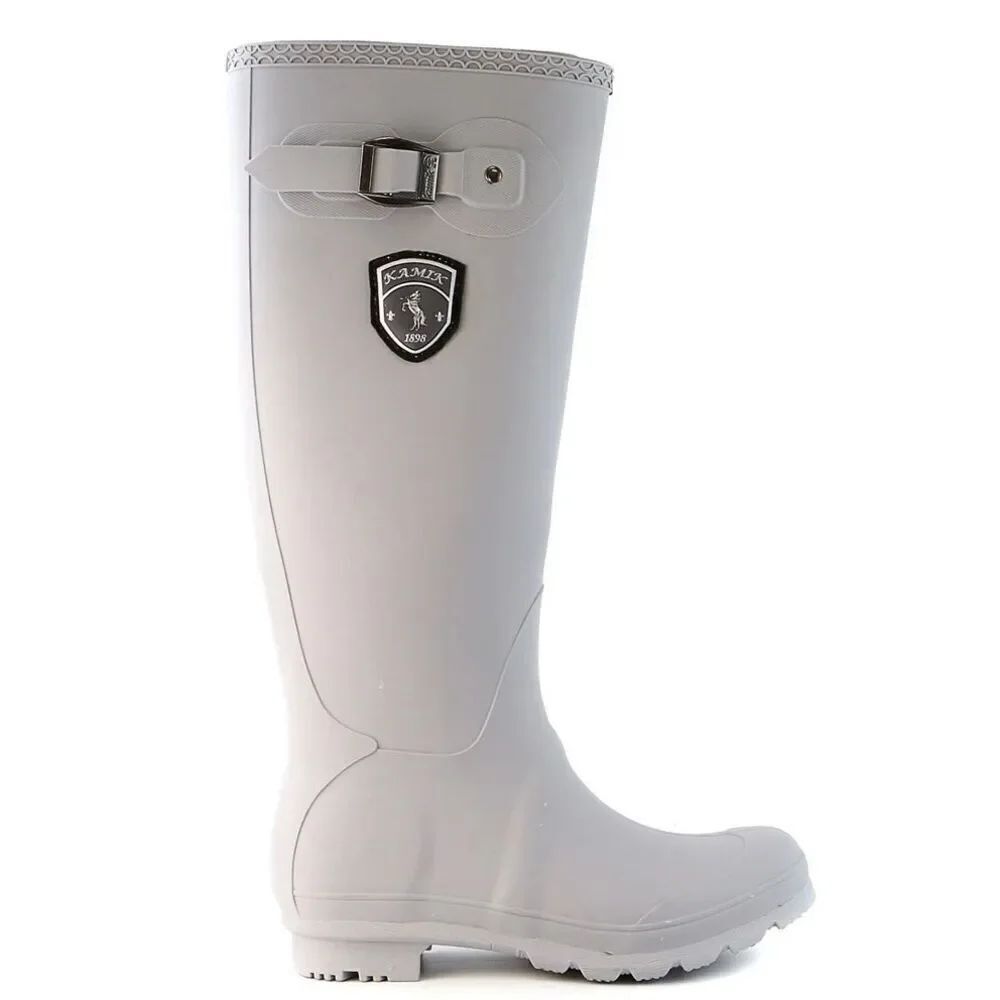 NWT KAMIK JENNIFER RAIN BOOT Light CHARCOAL - WOMENS Size 6